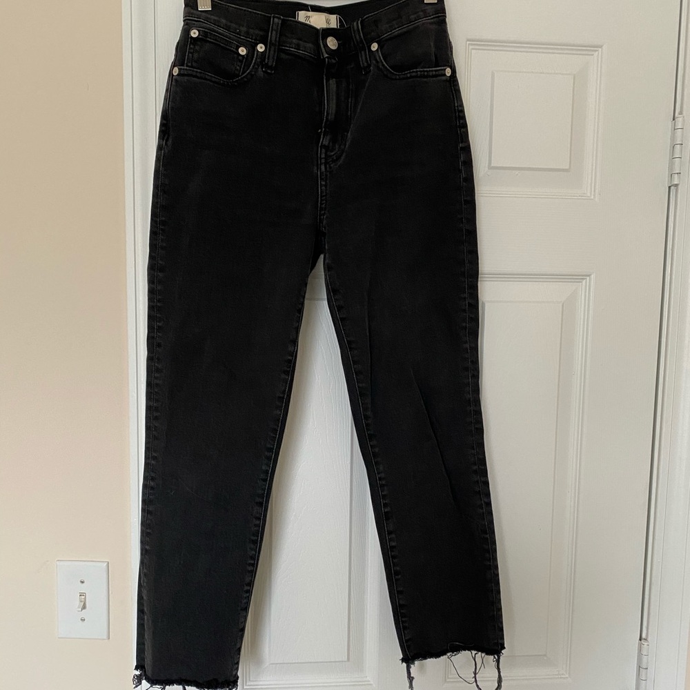 Madewell High Rise Slim Crop Boyjean